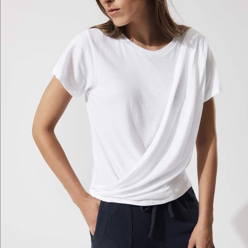LNA Enwrap Brushed Tee